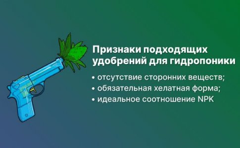Выбор удобрений для гидропоники Выбор удобрений для гидропоники